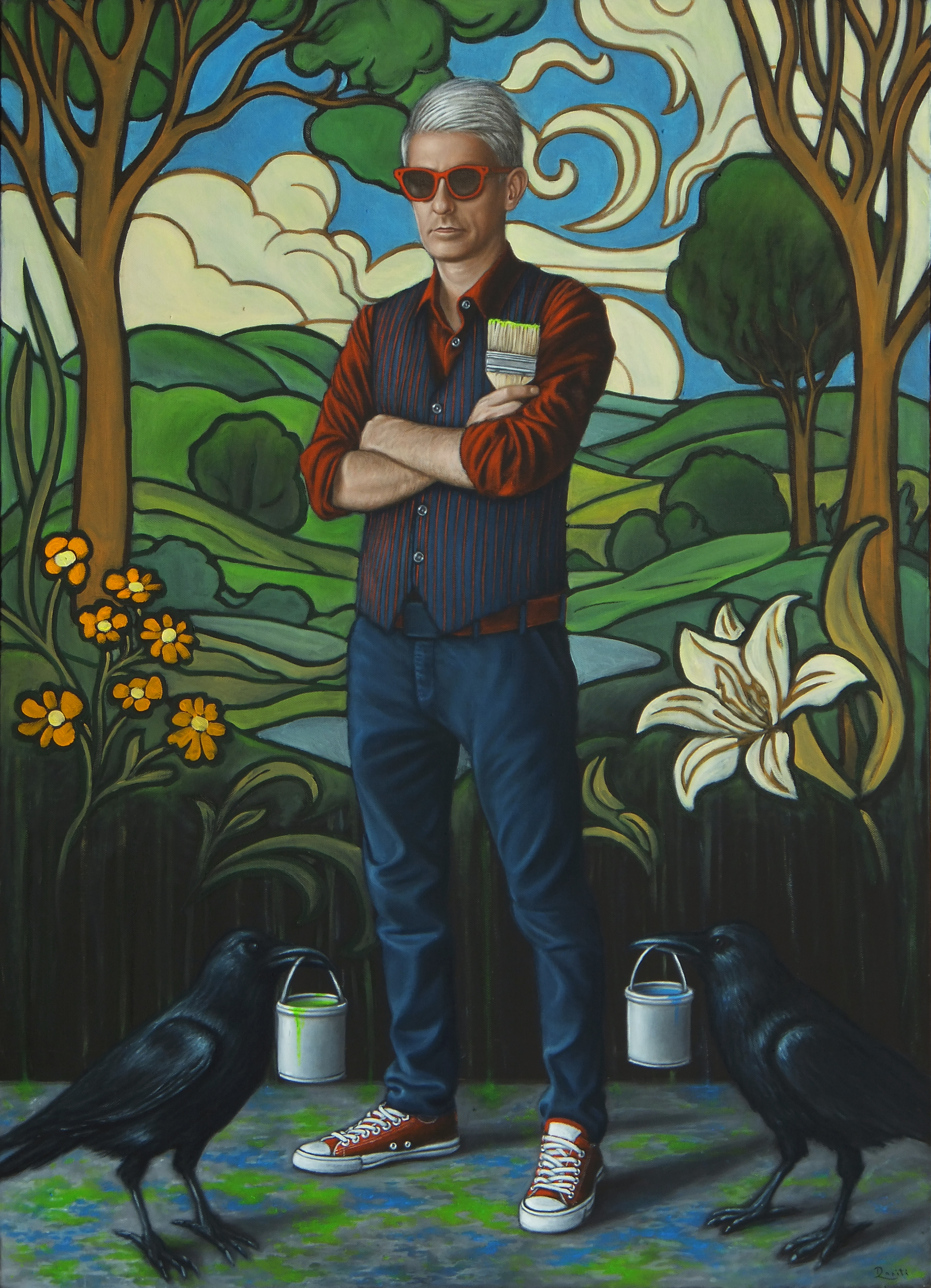 Il creativo ed i suoi collaboratori