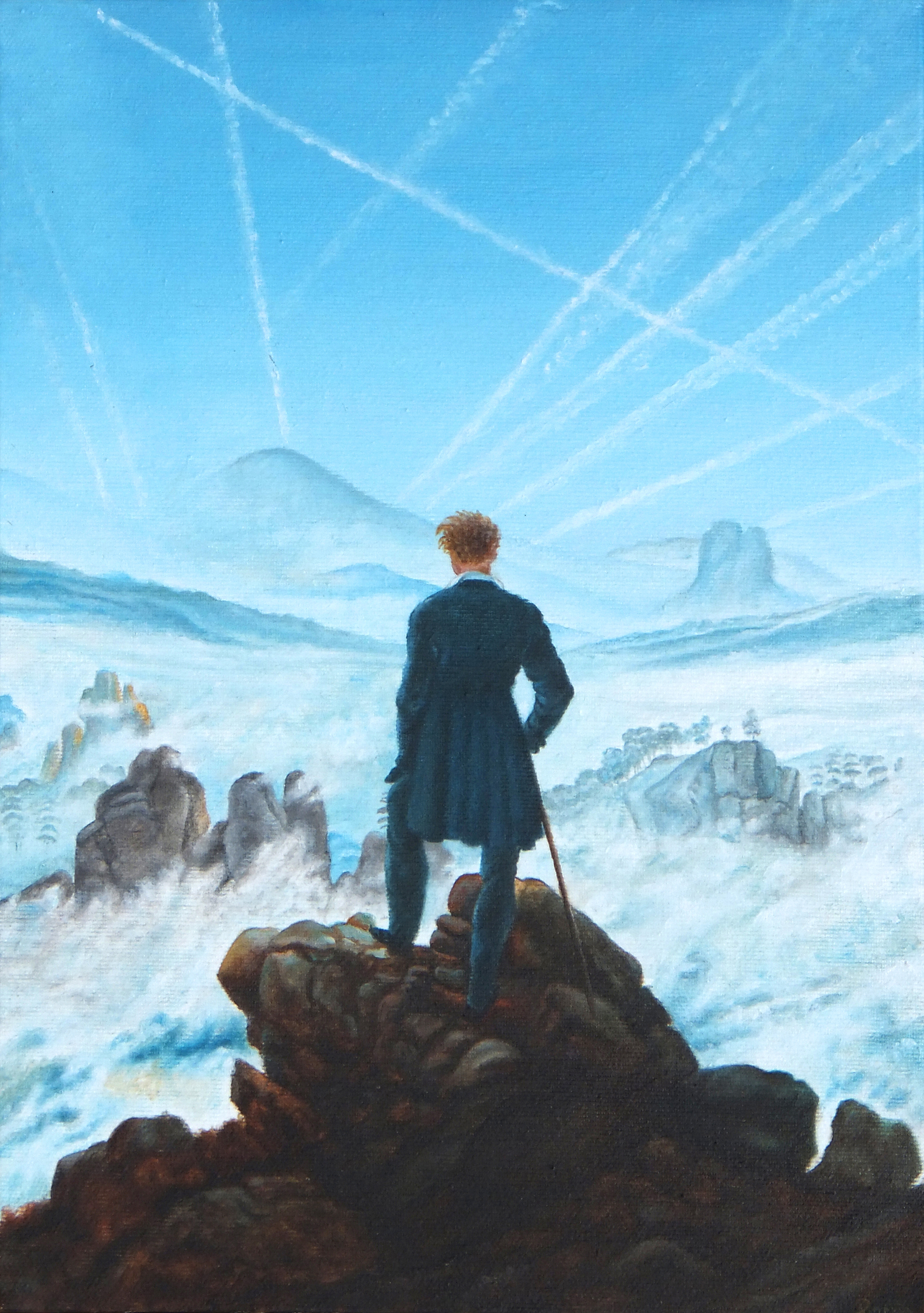 Viandante sul mare di Nebbia